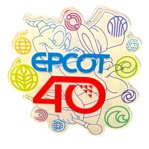 NWT Disney's Epcot 50 Figment Magnet